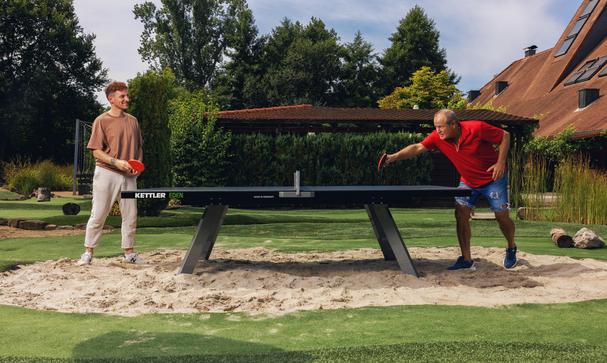 Kettler Outdoor Eden Static Table Tennis Table - Grey