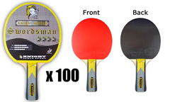 100 x Gallant Knight Swordsman 4 Star Table Tennis Bats