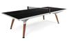 Cornilleau White Play-Style Outdoor Ping Table - Black TT Top