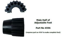 Adjustable Foot  Male Half  4596