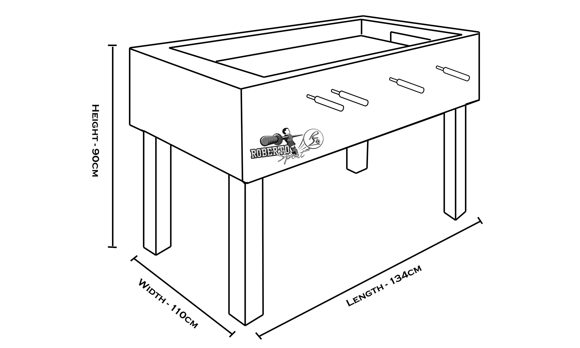 Roberto College Pro Cover Football Table  