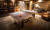 Grey Cornilleau Competition 740 ITTF Indoor Table Tennis Table in cabin