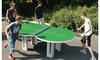 People Playing on Butterfly F8 Concrete Table Tennis Table