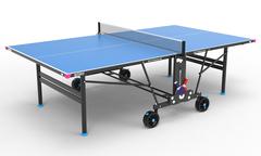 Butterfly Spirit 12 Blue Outdoor Rollaway Table Tennis Table
