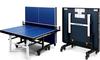 Dunlop EVO 8000 BLUE Indoor Table Tennis Table Folded and Playback Position