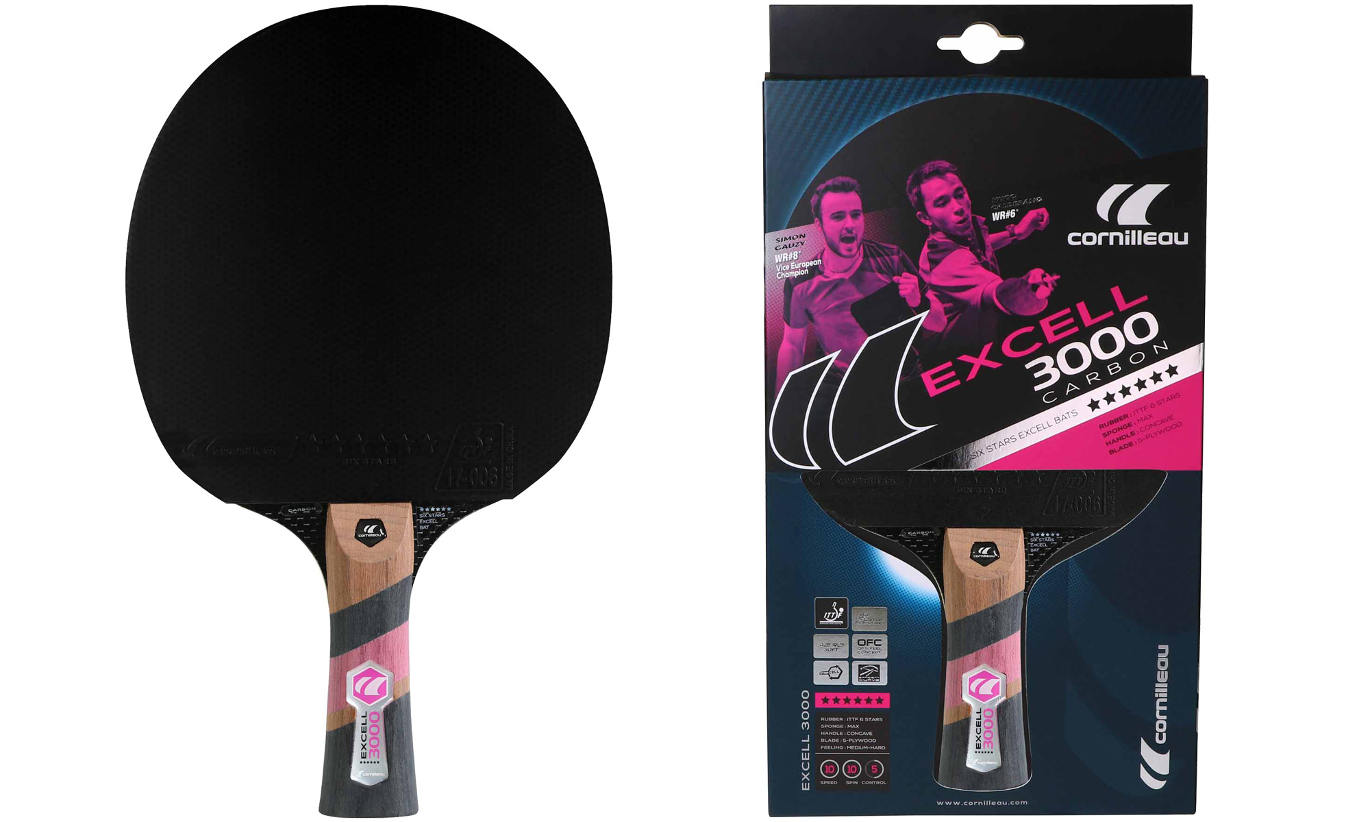 Great range of Table Tennis Bats by Leading Manufacturers
