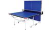 Blue Butterfly Fitness Green Indoor Table Tennis Table In Playback Position