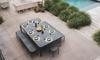 Cornilleau Hyphen Outdoor Table Tennis Table - Grey / Stone