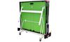 Green Butterfly Spirit 19 Rollaway Indoor Table Tennis Table In Folded Position