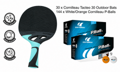 Class Pack - 30 x Tacteo 30 Bats & 144 x Cornilleau P-Balls