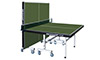 Green Dunlop TTi2 Indoor Table Tennis Table In Playback Position
