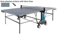 Kettler Classic Outdoor 4 Table Tennis Table Grey
