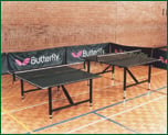 Butterfly Flexi table tennis tables can split to be 2 mini tables